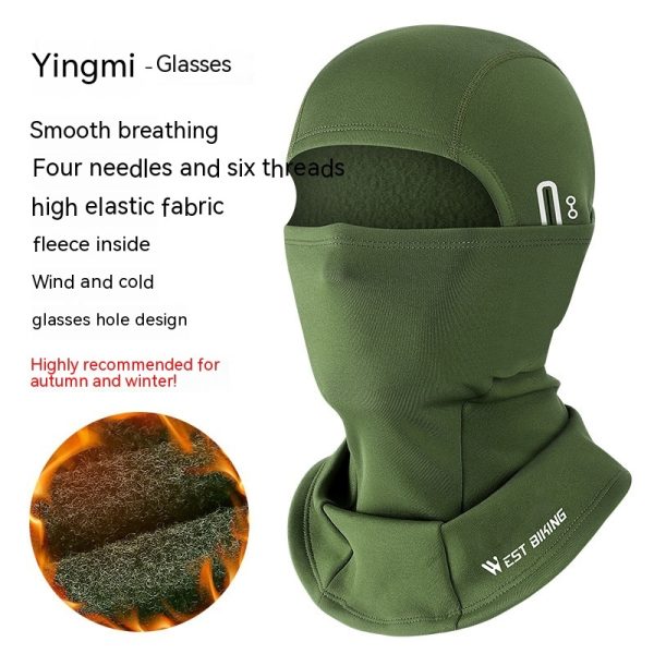 Thermal Headgear Fleece Cycling Mask With Eyehole - Image 9