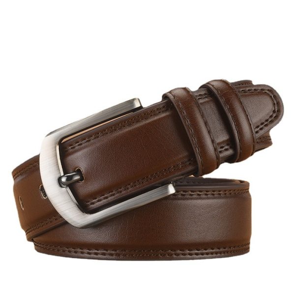 Men's Pin Buckle Cowhide Belt Business Fashion And Leisure - Image 5