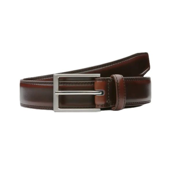 Men's Leather Simple Casual Belt - Image 5
