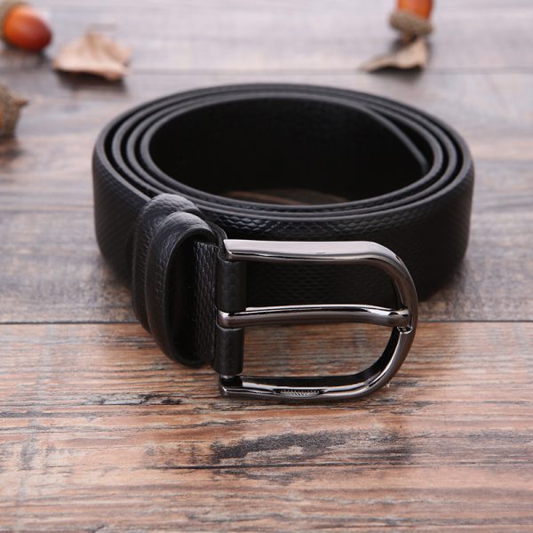 European And American Fashion Men's Business Belt 2018 New Creative Gifts Belt Laser Logo Factory Wholesale - Image 9