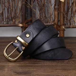 Leather Pin Buckle Vintage