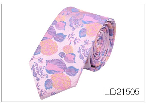 Men's Tie Casual Fashion Yarn-dyed 6cm Flower Graffiti - Image 7