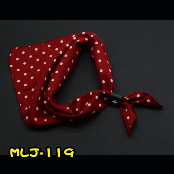 Floral British Retro Fashion Suit Scarf - Image 8