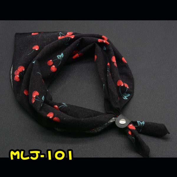 Floral British Retro Fashion Suit Scarf - Image 7