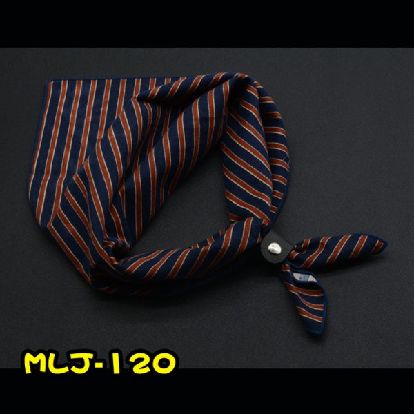 Floral British Retro Fashion Suit Scarf - Image 6