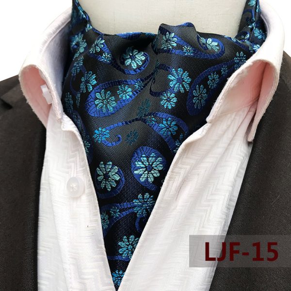 Men's Scarf Jacquard Polyester British - Image 4