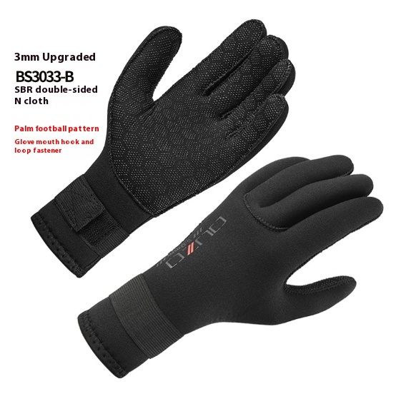 Non-slip Fishing Fishing Winter Swimming Gloves Neoprene Snorkeling Gloves - Image 3