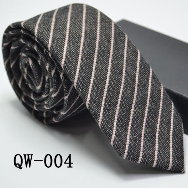 Men's Tie Super Narrow Wool-like Elegant And Elegant - Image 9