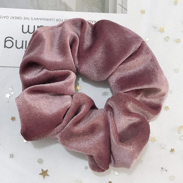 Flannel Hair Tie Hair Rope Amazon Velvet Fashion Ponytail Hair Accessories - Image 2
