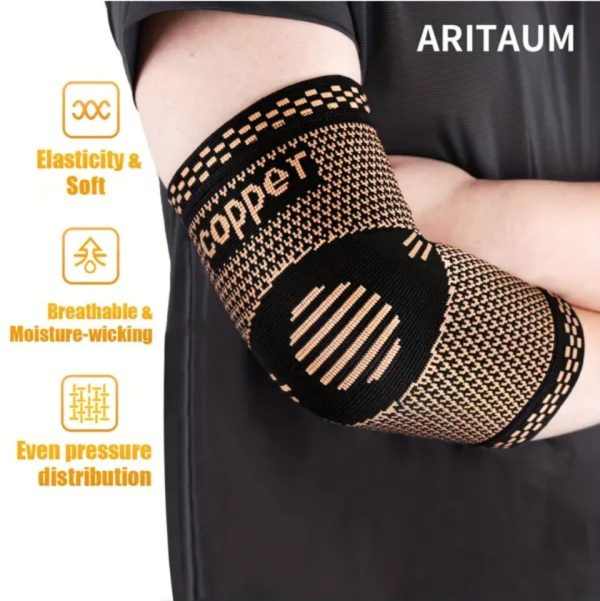 Fitness Travel Provides Elbow Compression Sleeves For Support - Image 3