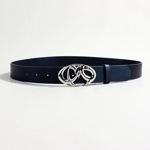 Casual Trend Silver Buckle Belt - Image 2