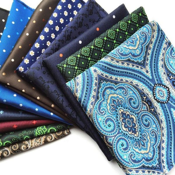British Business Polyester Yarn Jacquard Small Square Towel - Image 4
