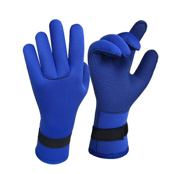Women's Multi-color 3mm Diving Mittens Swimming Gloves - Image 2