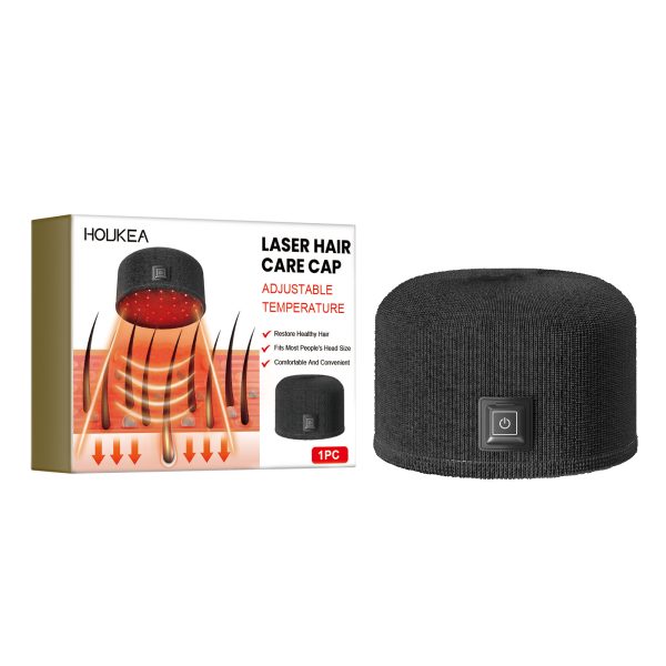 Houkea Dense Toupee Hair Repair Manic Thick Hairline Fixation Head Massage Care Heating Cap - Image 5