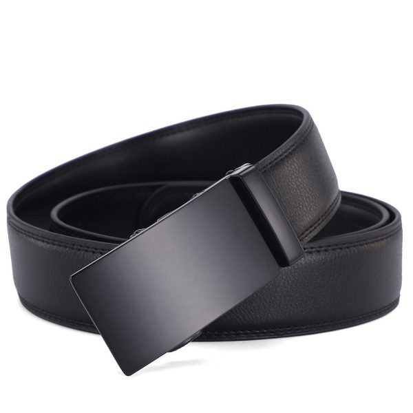 Men's All-match Automatic Buckle Cowhide Belt - Image 5