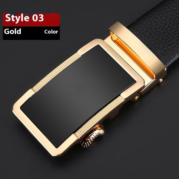 Men's Leather Comfort Click Pant Belt - Image 3
