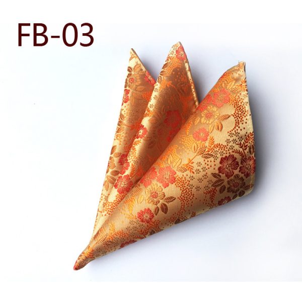 British Business Polyester Yarn Jacquard Small Square Towel - Image 9