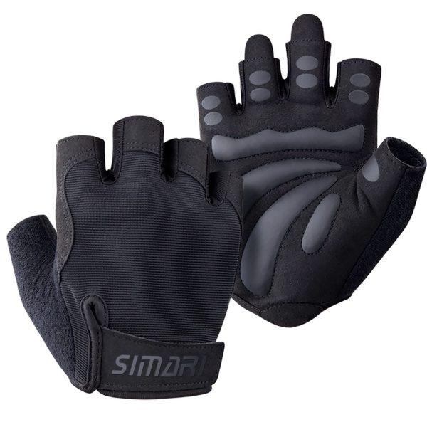 Men's Simplicity All-Match Sports Fitness Short Finger Gloves - Image 3