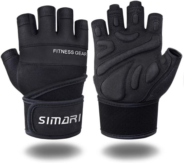 Men's Simplicity All-Match Sports Fitness Short Finger Gloves - Image 5