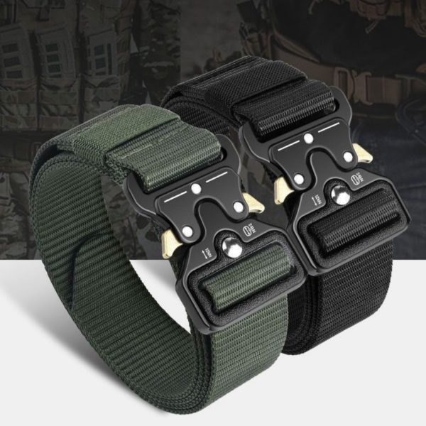 Men’s Thick Canvas Tactical Belt