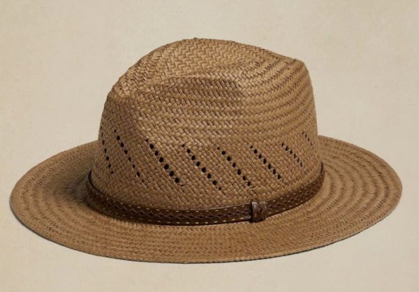 Striped Bow Flat-brimmed Jazz Straw Top Hat - Image 8