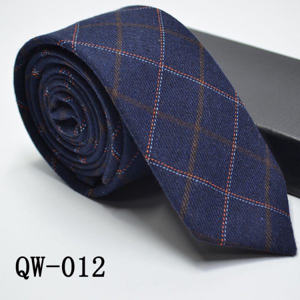 Men's Tie Super Narrow Wool-like Elegant And Elegant - Image 3