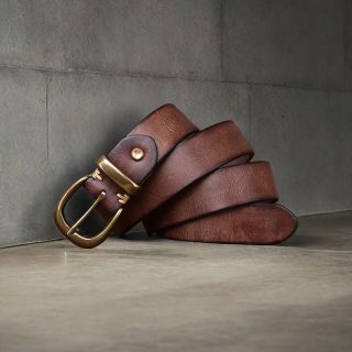 stylish leather belt for man