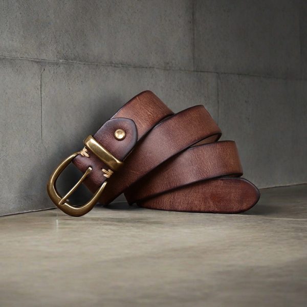 stylish leather belt for man