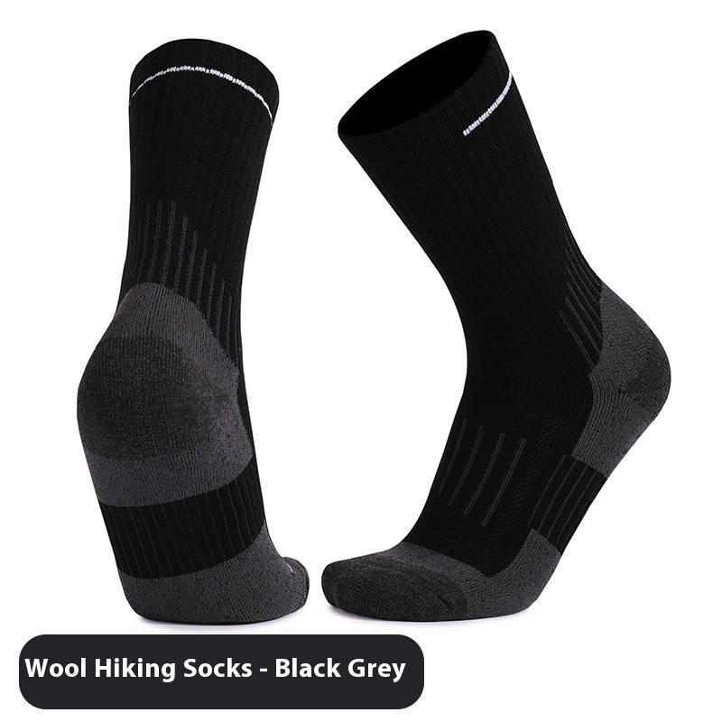 Men's And Women's Warm Wool Knee-high Sports Socks - Image 5