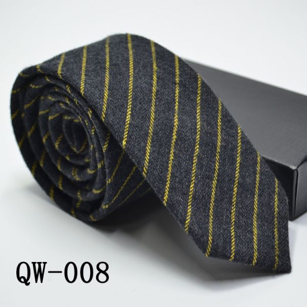 Men's Tie Super Narrow Wool-like Elegant And Elegant - Image 10