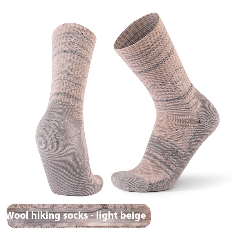 Men's And Women's Warm Wool Knee-high Sports Socks - Image 7