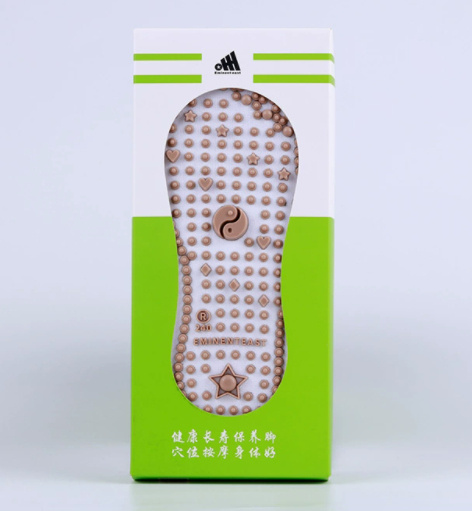Creative Home Use Combed Cotton Acupoint Massage Socks - Image 2