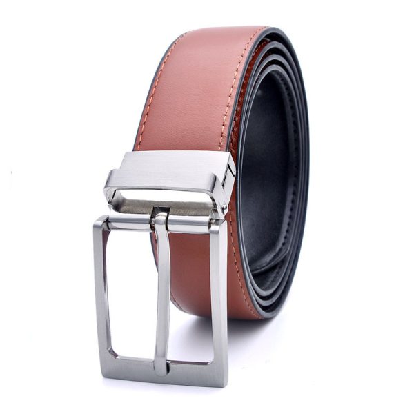 Men's Fashion Casual Rotating Pin Buckle Belt - Image 4