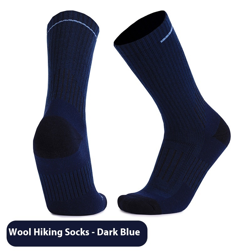 Men's And Women's Warm Wool Knee-high Sports Socks - Image 10