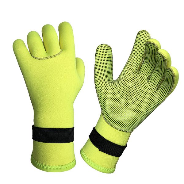Women's Multi-color 3mm Diving Mittens Swimming Gloves - Image 7