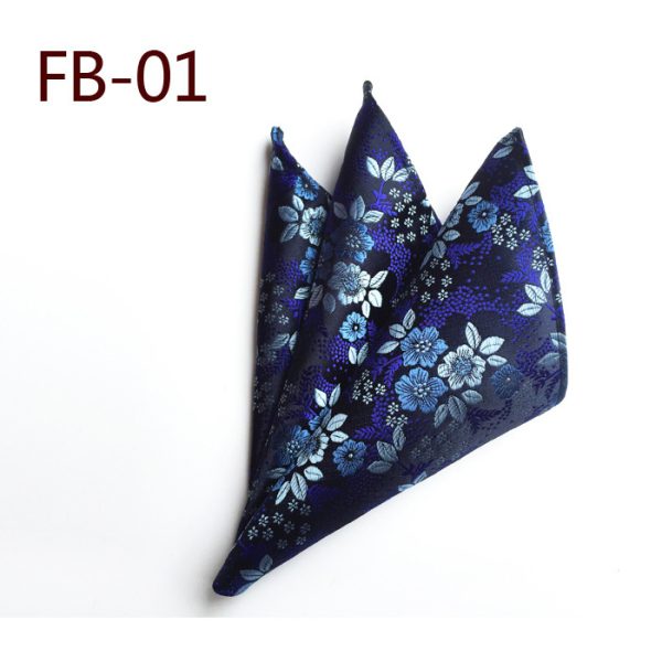 British Business Polyester Yarn Jacquard Small Square Towel - Image 5