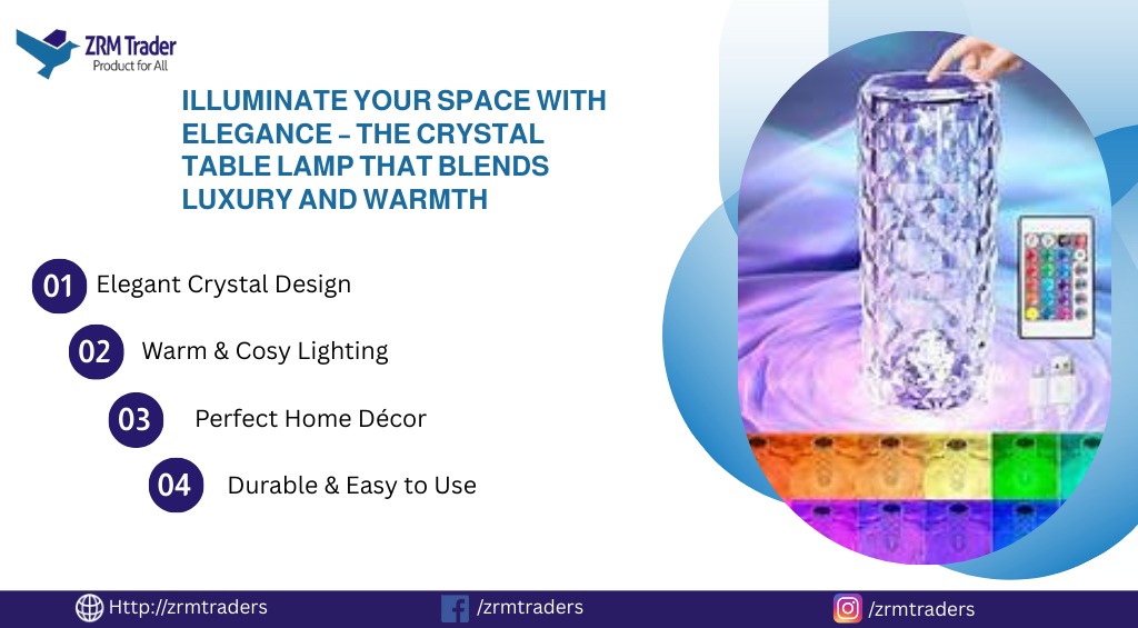Crystal Table Lamp