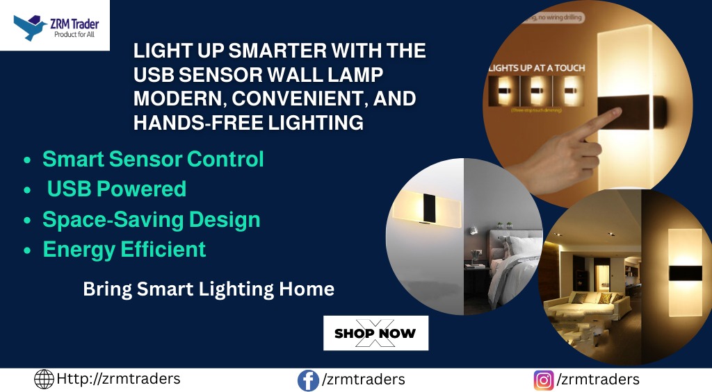 USB Sensor Wall Lamp